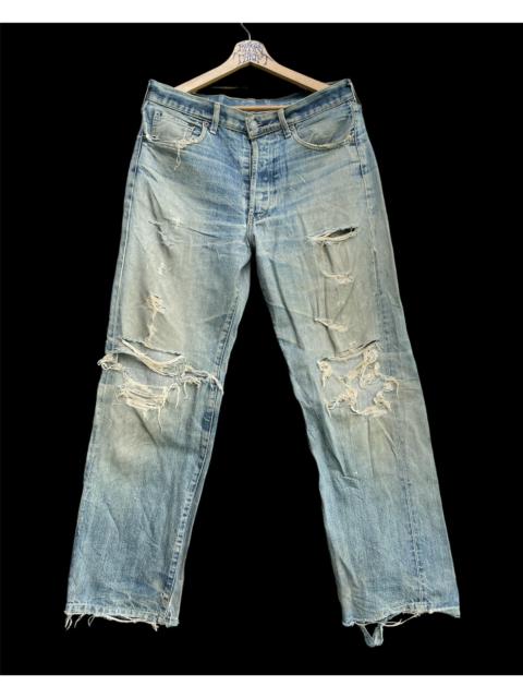 Levi's RARE Vintage Levis Clothes Head Distressed Denim Jeans Japan