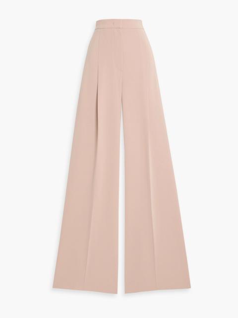 Max Mara Lino crepe wide-leg pants