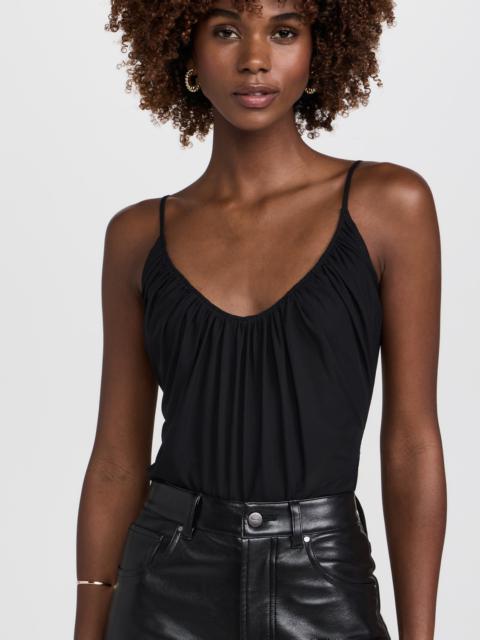 L'AGENCE Gelina Ruched Bodysuit
