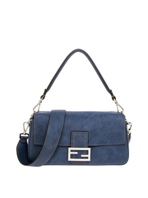 FENDI FENDI Baguette Denim Shoulder Bag
