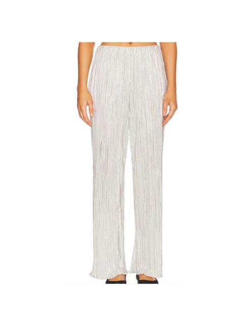 Other Designers NWT RAILS Rowan Plissé Pants‎ in Frost Silver Sz Small $198