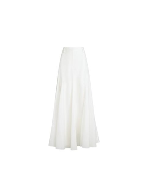 Brunello Cucinelli Brunello Cucinelli Flared skirt with monili in White at Nordstrom