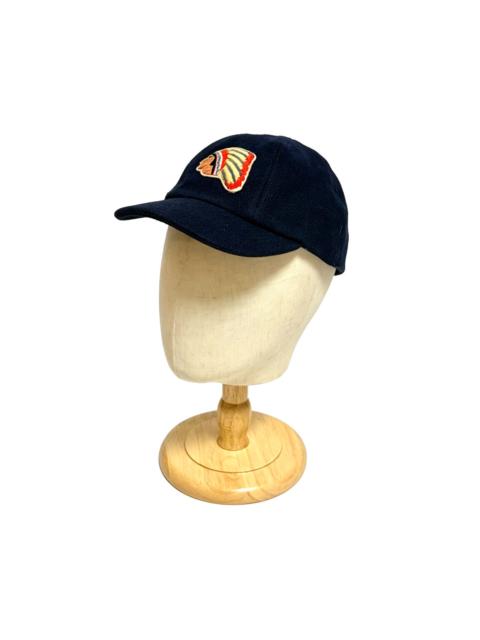 visvim Visvim 15AW Excelsior Baseball Embroidered Navy Wool Cap