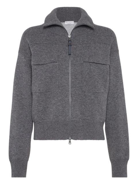 Brunello Cucinelli Women Cashermere Zipped Cardigan