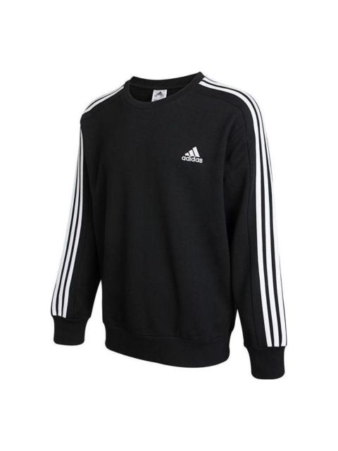 adidas adidas Essentials French Terry 3-Stripes Sweatshirt 'Black' IC9317