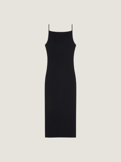 SLICED MID-LENGTH DRESS
