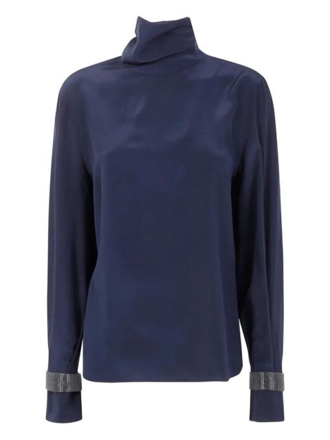 Brunello Cucinelli Turtle Neck Blouse