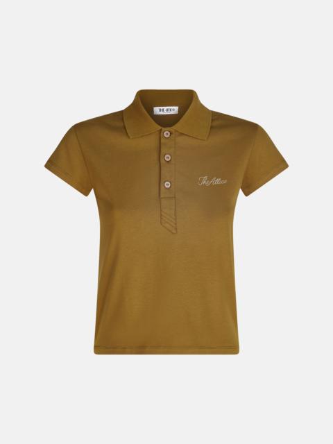 THE ATTICO MILITARY GREEN T-SHIRT