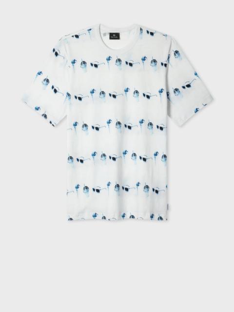 Paul Smith Light Blue 'Sunbleached Snaps' T-Shirt