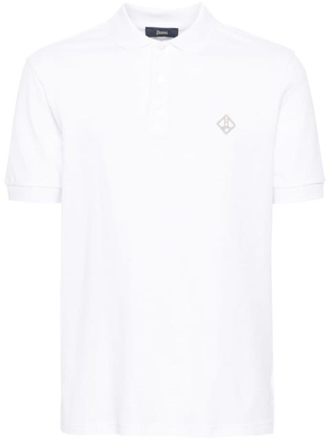 Herno logo-embroidered piquÃ© polo shirt