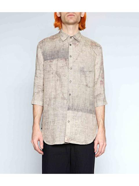 Other Designers Forme D Expression - Old Hedera Paneled Crop Sleeved Shirt Size 52