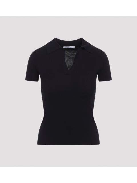 Max Mara Max Mara Albero Knit Ribbed Polo