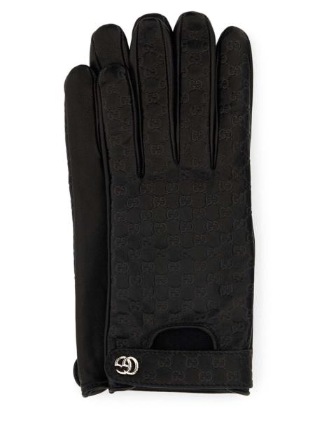 GUCCI Gucci Women Black Leather Gloves