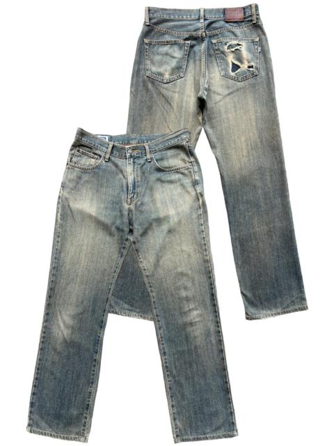 Other Designers Vintage Edwin Distressed Rusty Denim Jeans 32x32