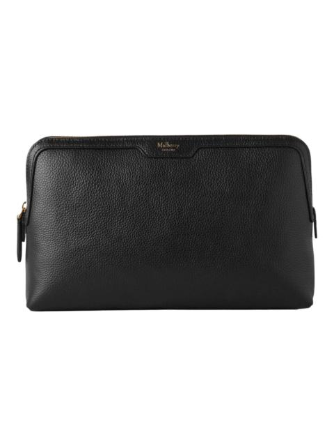 Mulberry Medium Cosmetic Pouch Black Small Classic Grain