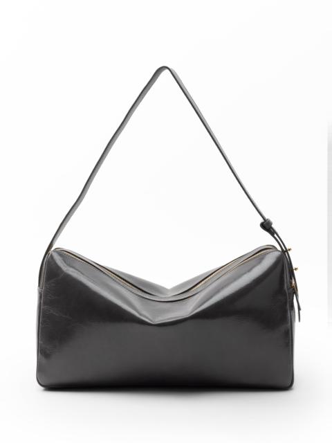 Elleme Trousse Large Vintage Leather Fumo