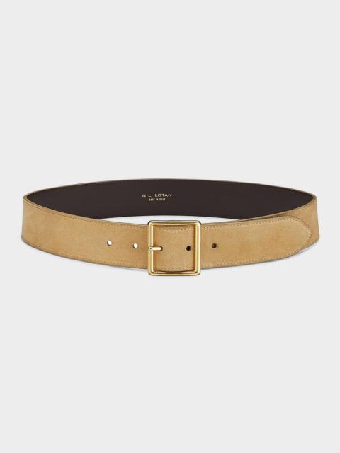 NILI LOTAN Marcela Suede Belt
