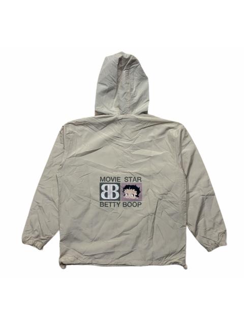 Other Designers Vintage - Vintage Betty Boop Halfzipper Windbreaker