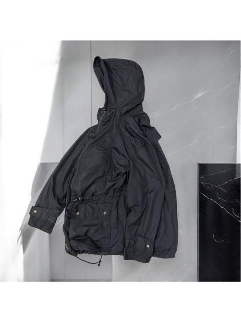 Other Designers A/W 1997 Issey Miyake Black Tech Nylon Parka Jacket