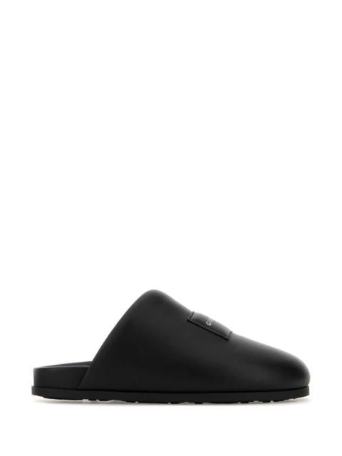 Givenchy Givenchy Men Black Leather Slippers