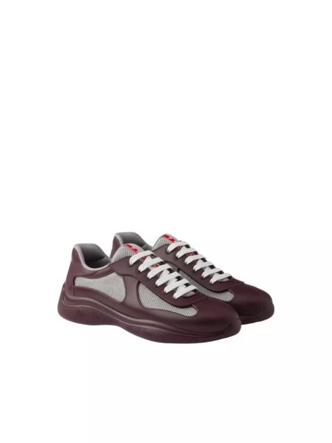 Prada Men's America's Cup Soft Rubber and Bike Fabric Sneakers