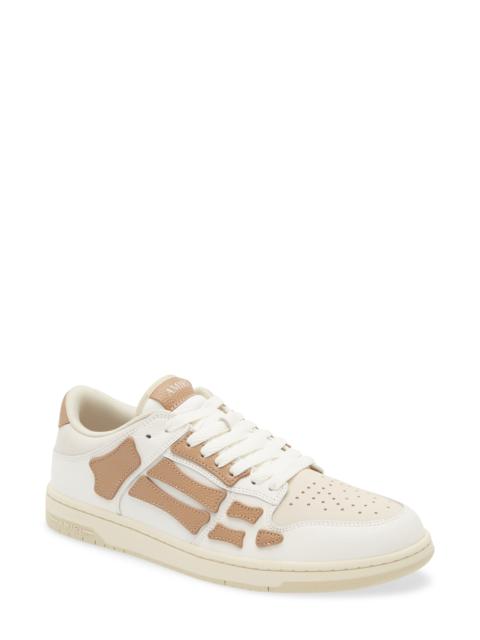 AMIRI AMIRI Skeleton Low Top Sneaker in Camel at Nordstrom