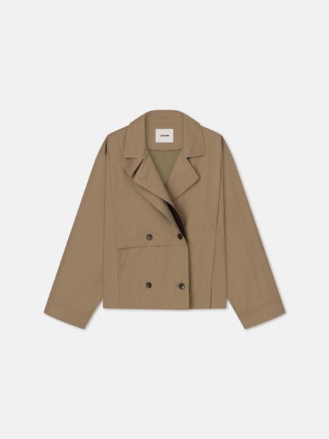 AERON CORAL
Leather panelled technical jacket