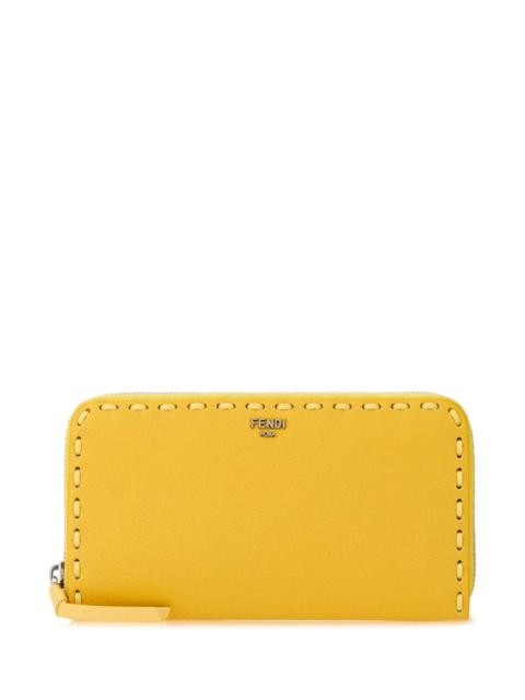 FENDI Fendi Women Yellow Leather Wallet