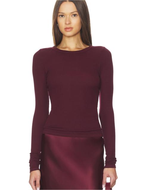 Enza Costa Silk Rib Essential Crew