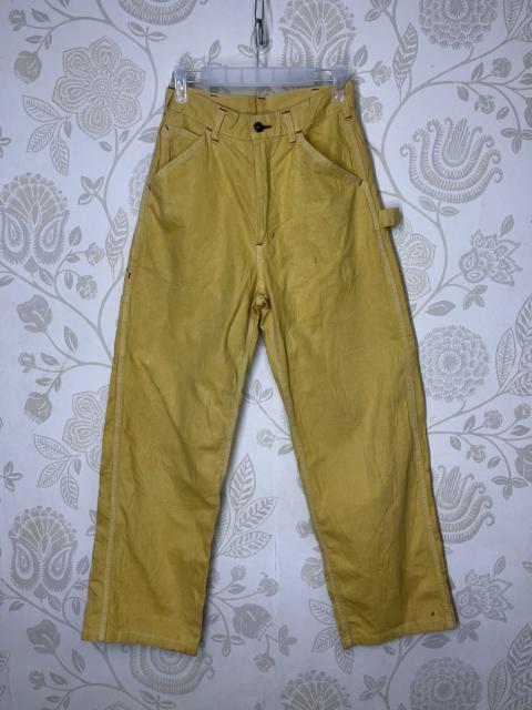 Ben Davis - Ben Davies Yellow Overall Worker Pants Side Pocket