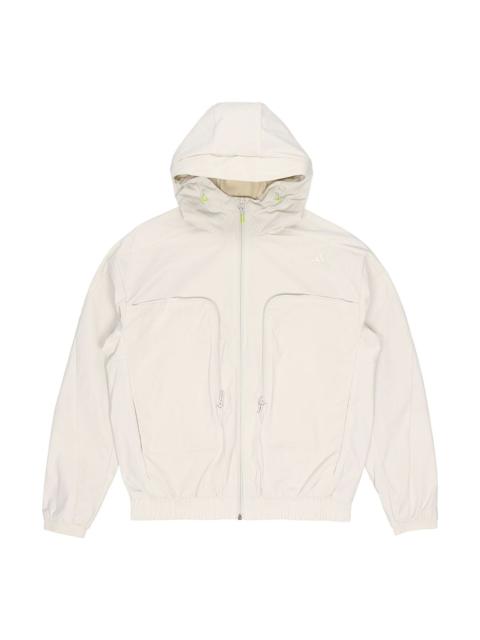 adidas adidas Th Wv Sth Jkt Fleece Lined Sports Hooded Jacket Brown H38402