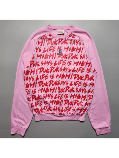 Walter Van Beirendonck W & L T - 90s "Puk Puk Says Life is High" LS TShirt