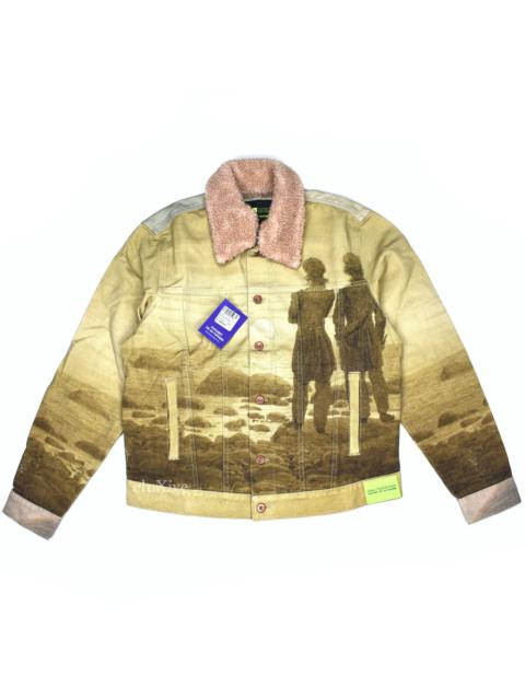 Other Designers Paccbet Caspar David Freidrich Painting Print Trucker Jacket