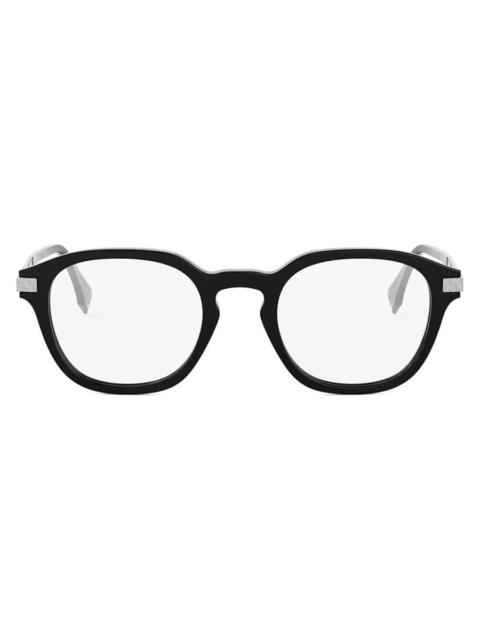 FENDI Fendi Demo Square Men's Eyeglasses FE50122F 001 51