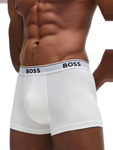 BOSS BOSS 3-Pack Power Stretch Cotton Trunks in White at Nordstrom