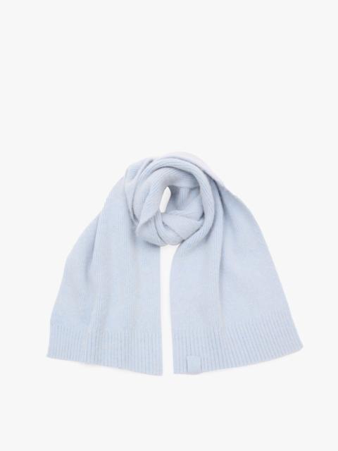 Victoria Beckham Alpaca Scarf In Glacial Blue