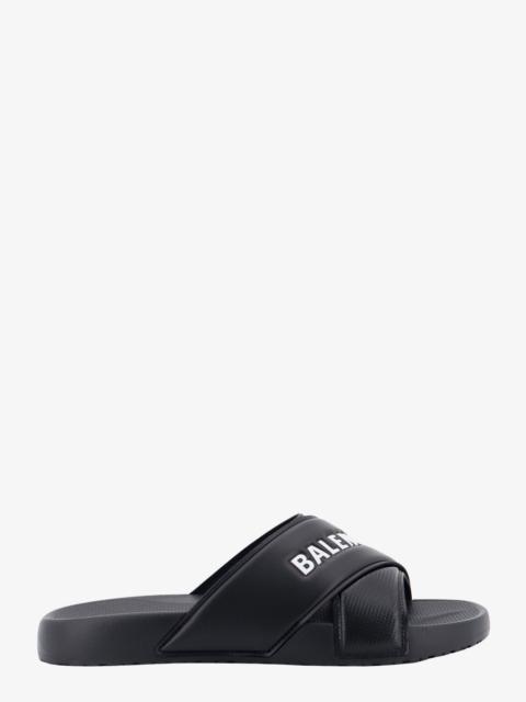 BALENCIAGA Balenciaga Sporty Pool Eva Slide Sandals Black