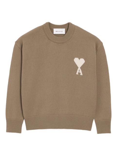 AMI Paris Ami Paris Ami De Coeur Crew-neck Sweater