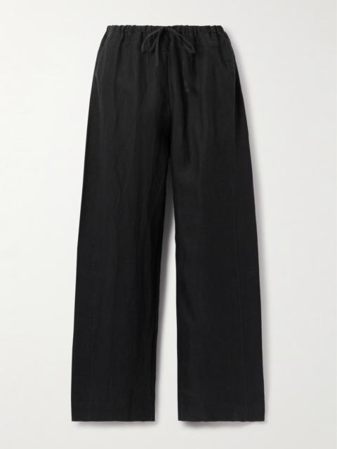 DEIJI STUDIOS Linen Straight-leg Pants