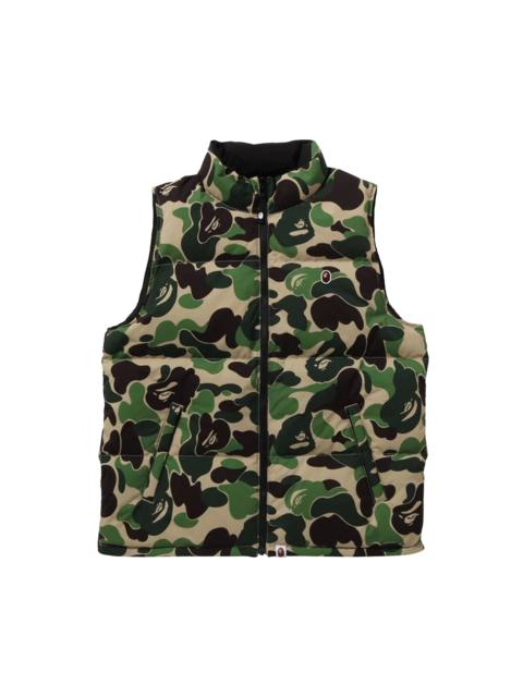 A BATHING APE® BAPE ABC Camo Reversible Down Vest 'Green'