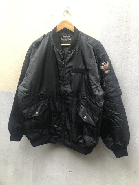 Other Designers Us Air Force - 🟢Air Force T•BUC Oversized Black Bomber Jackets