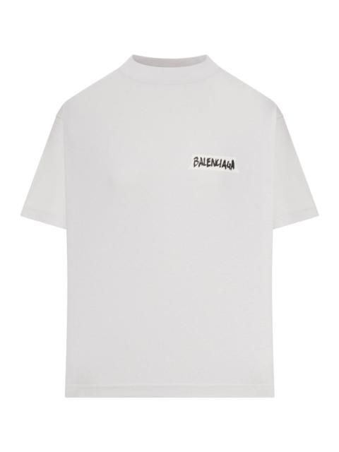 BALENCIAGA Balenciaga Women Women`S Medium Fit Masking Tape T-Shirt