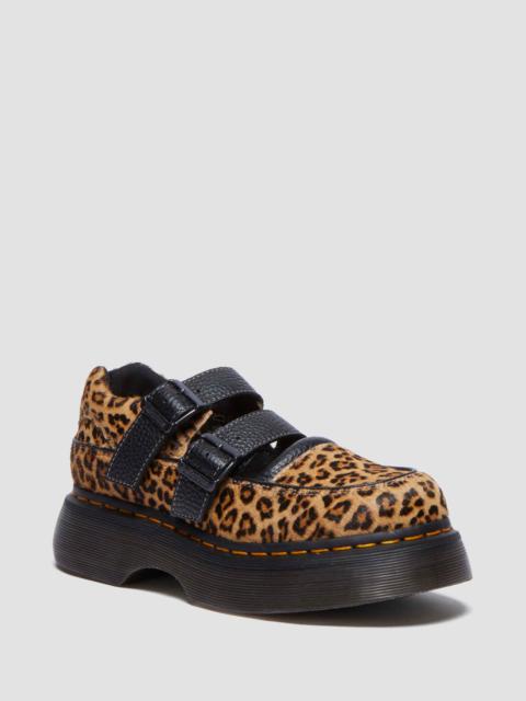 Dr. Martens Buzz Leopard Mary Jane Shoes