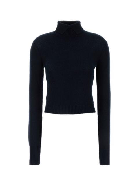 Prada Woman Blue Cashmere Sweater