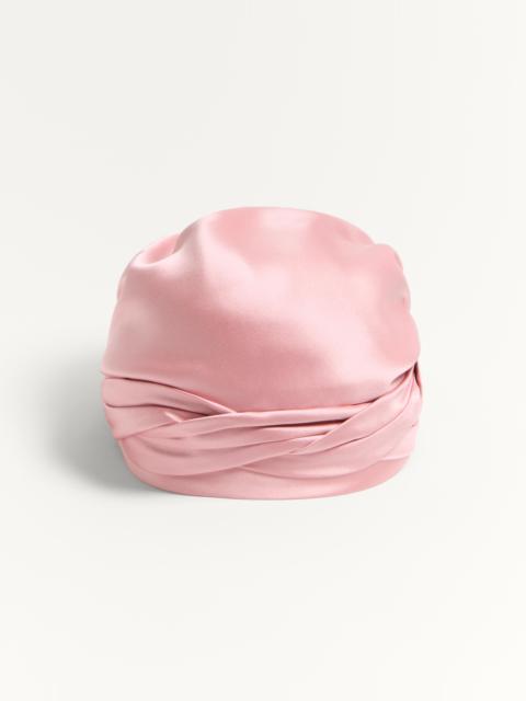 TURBAN SCARF WITH SILK BRAID