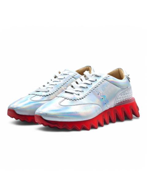 Loubishark Iridescent Sneakers - Laser Silver EU 44 / US 11