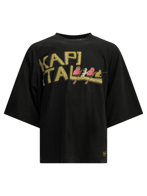 Kapital Kapital Katabira Canoe Crew-neck T-shirt Black