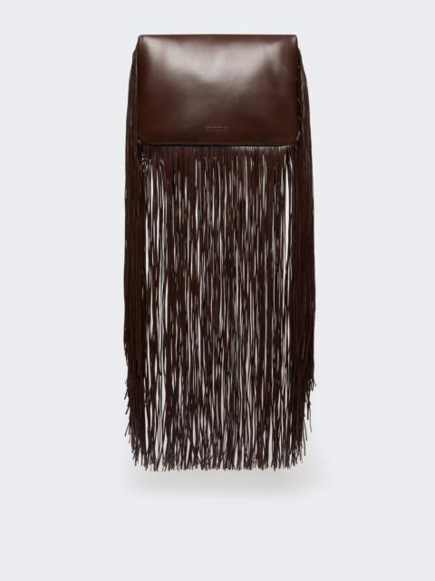Sportmax SOFFYFRINGES Soffy bag with long fringes - RUNWAY