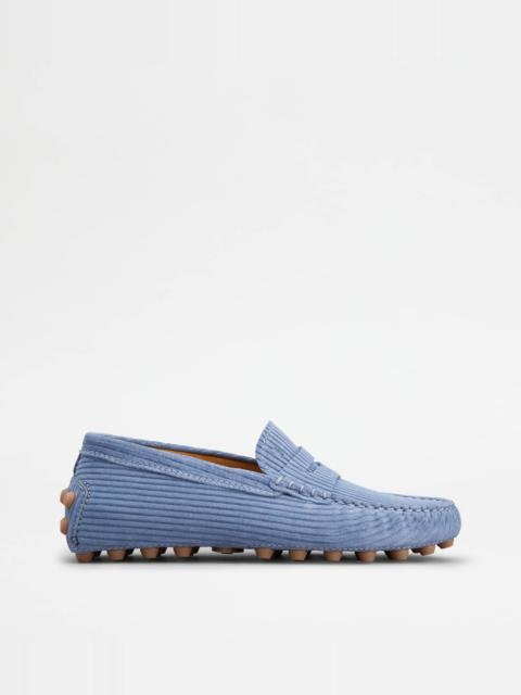 Tod's GOMMINO BUBBLE IN LEATHER - LIGHT BLUE