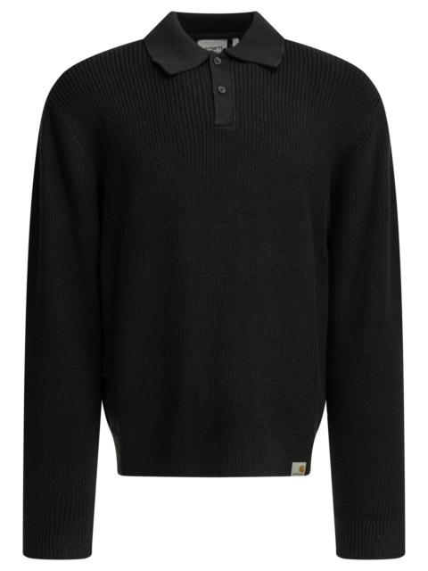 Carhartt WIP Carhartt WIP Miles Polo Sweater Black